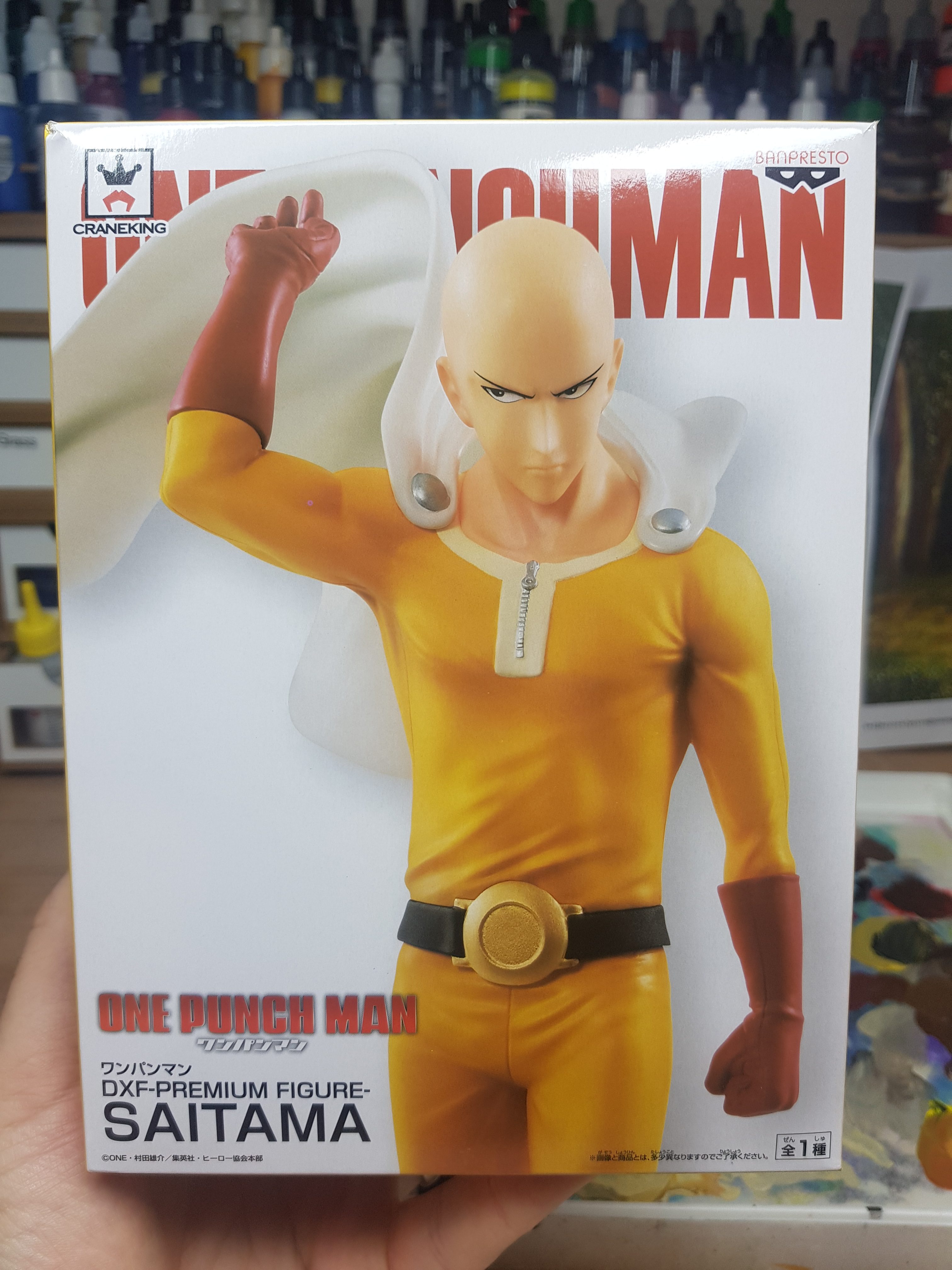 Banpresto One Punch Man Saitama DXF Premium 8 Figure Statue